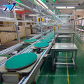 Free flow chain conveyor assembly line